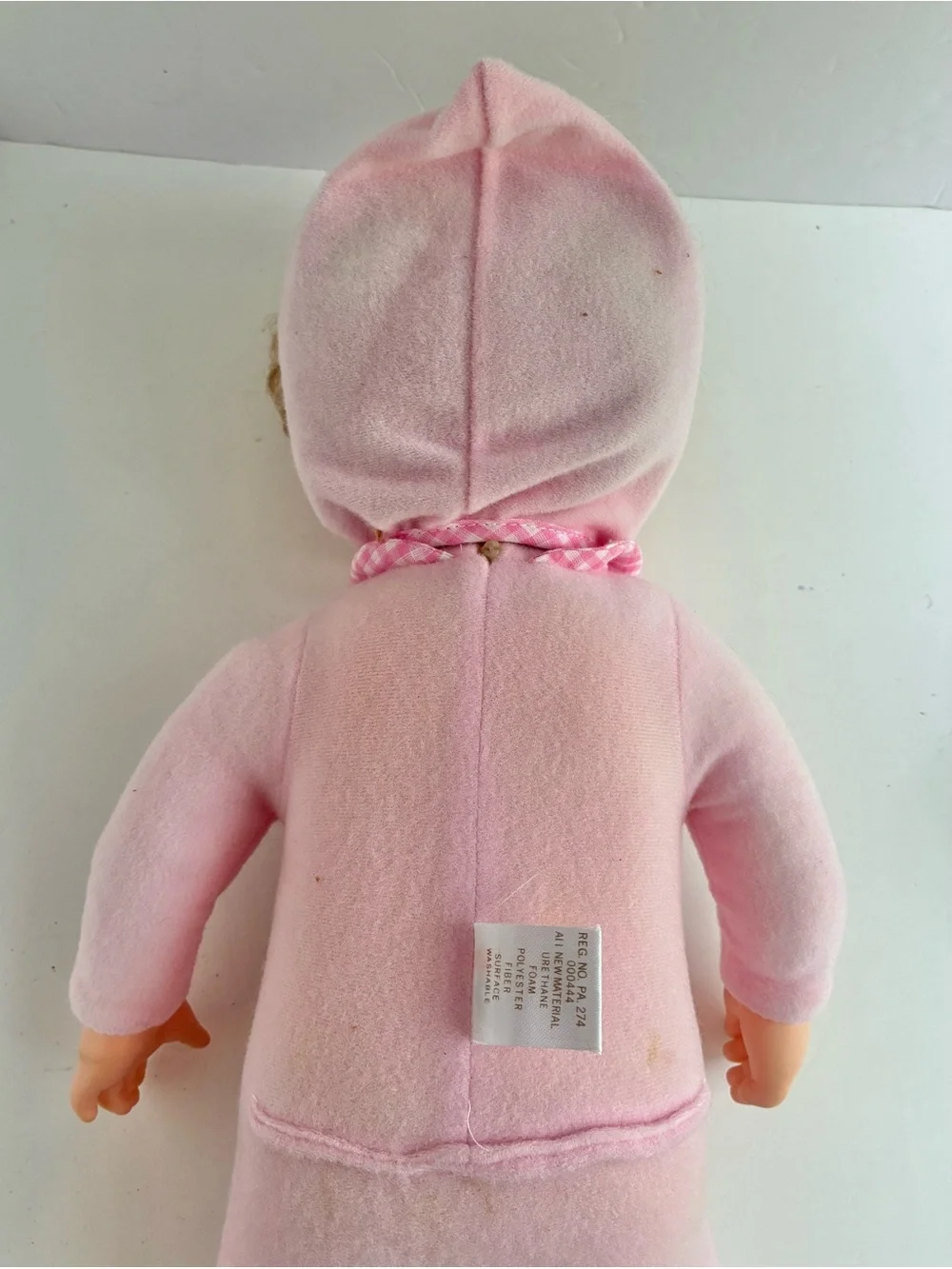 Vintage 1978 Fisher Price My Sleepy Baby Doll Pink Outfit 20”